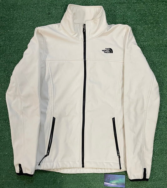 Vintage 2000s The North Face soft shell white jacket