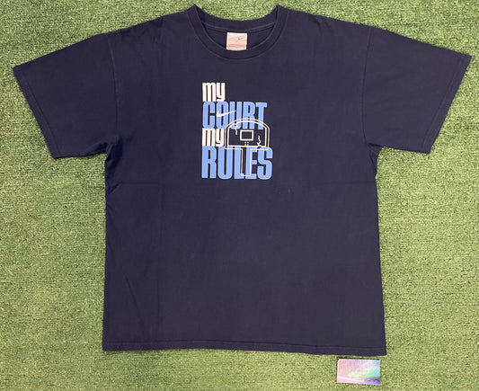 Vintage 2000s Nike my court my rules tee