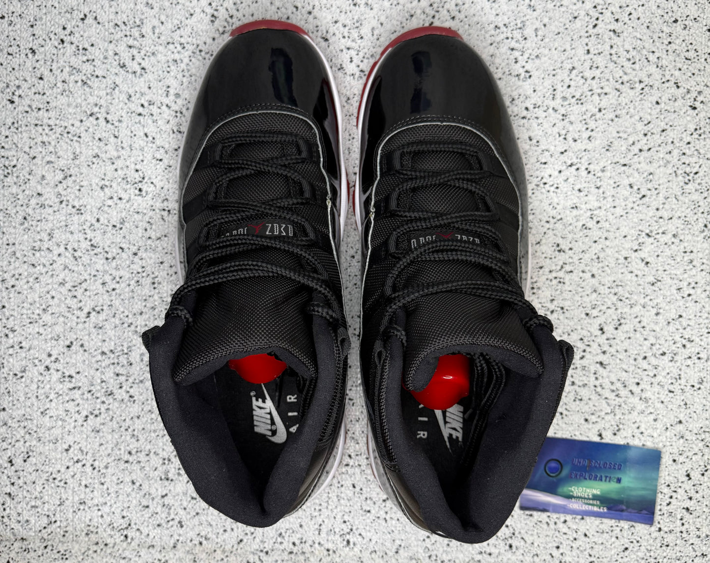 Jordan 11 Bred 10.5 Men/12 Women “Preowned”