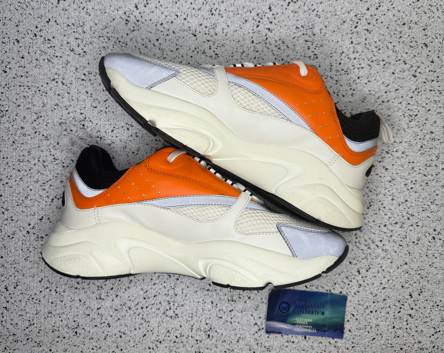 Dior B22 White Orange 9 Men/42 EU “Preowned”