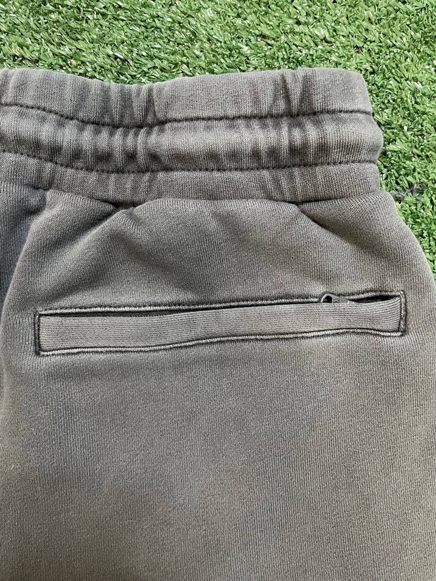 Kith grey embroidered shorts