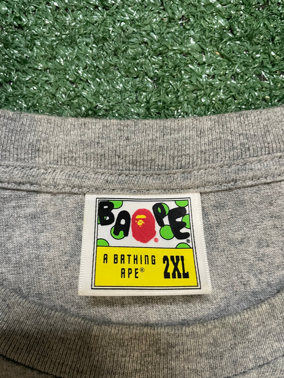 A Bathing Ape Multi Camo Big Ape Head Tee