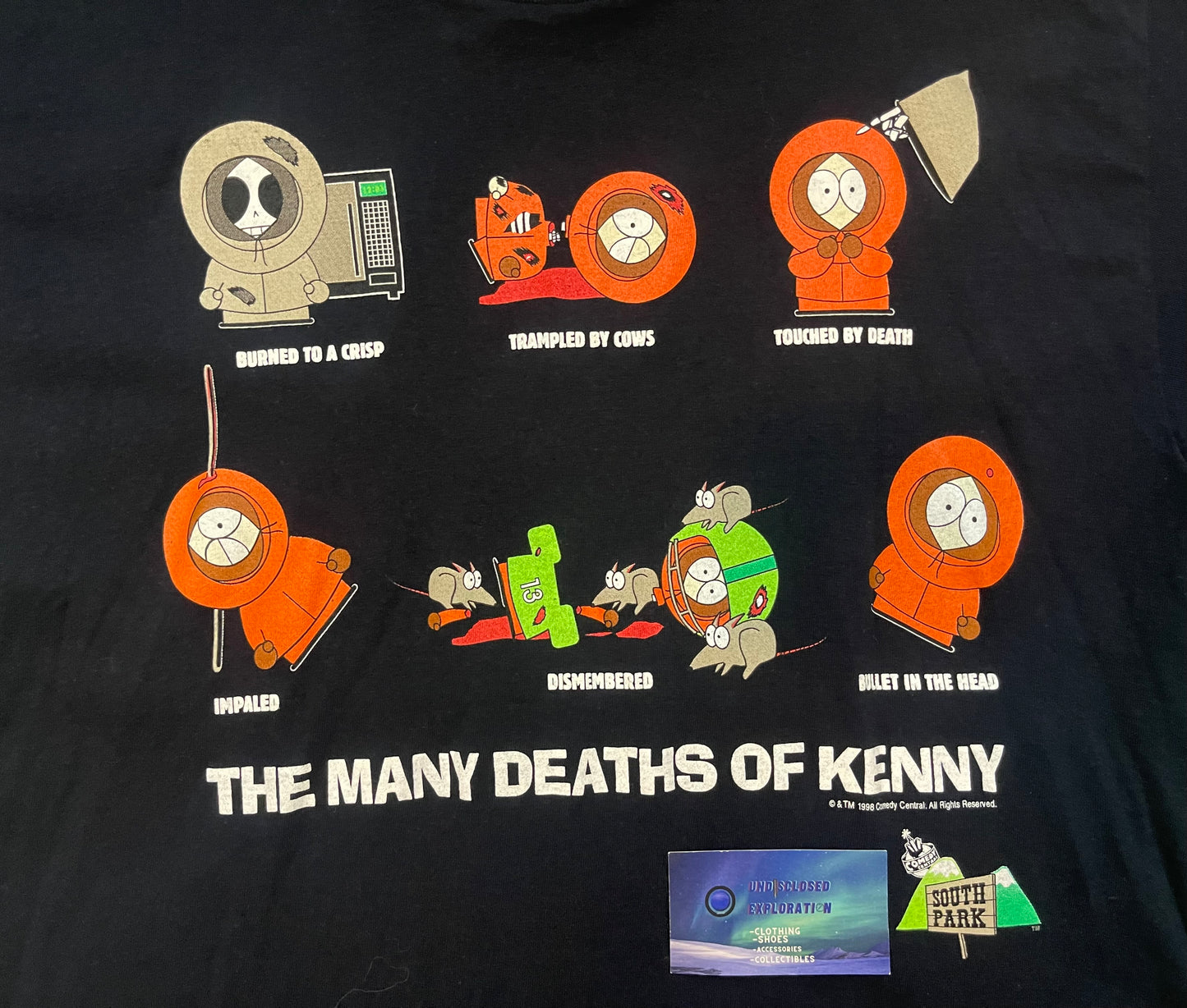 Vintage South Park Kenny 1998 Shirt X-Large