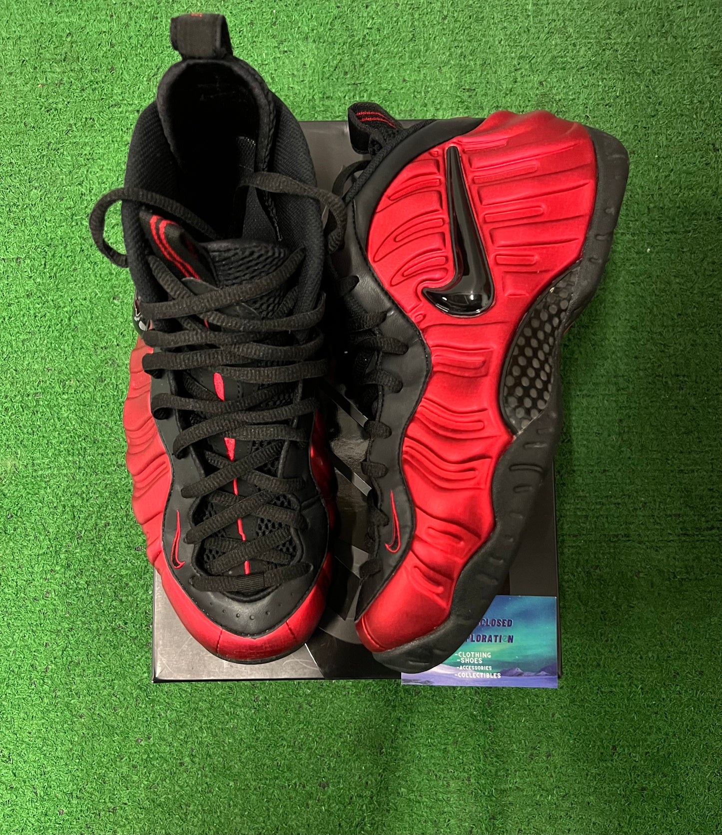 Nike air foamposite pro university red size 10men/11.5women