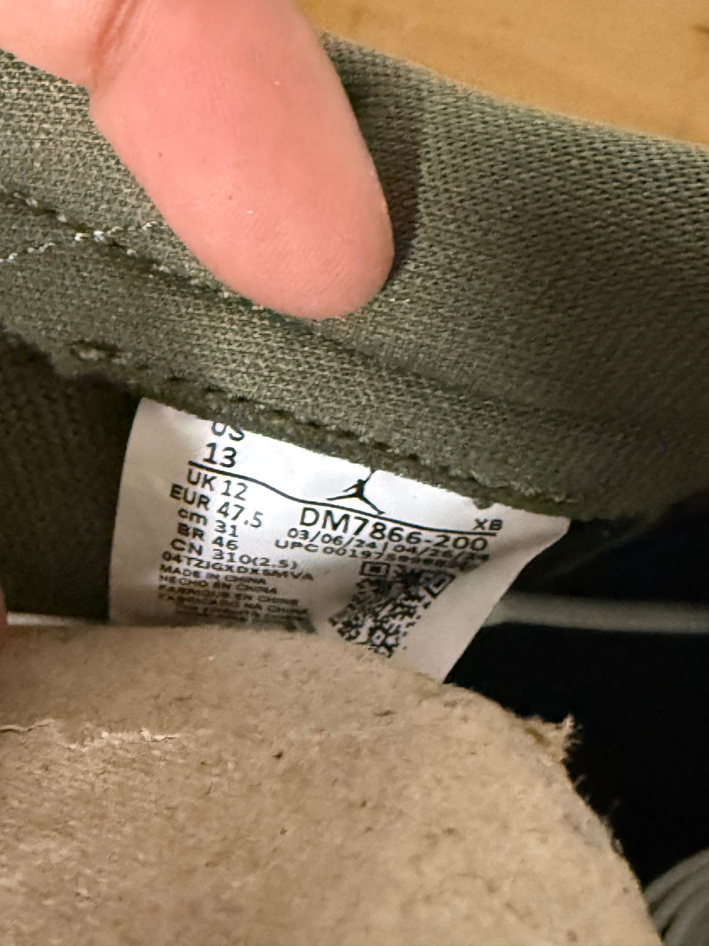 Jordan 1 Low Travis Scott Medium Olive