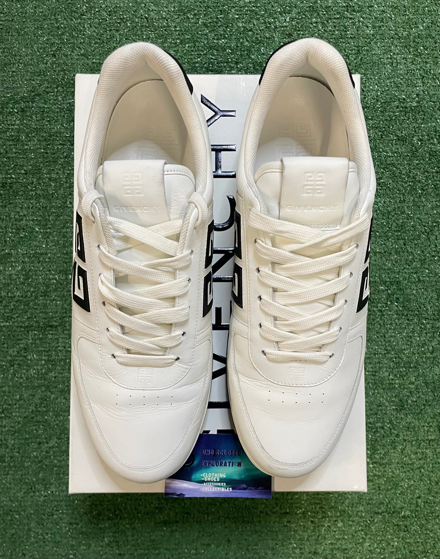 Givenchy G4 black and white sneakers size 13men/14.5women(EU 46)