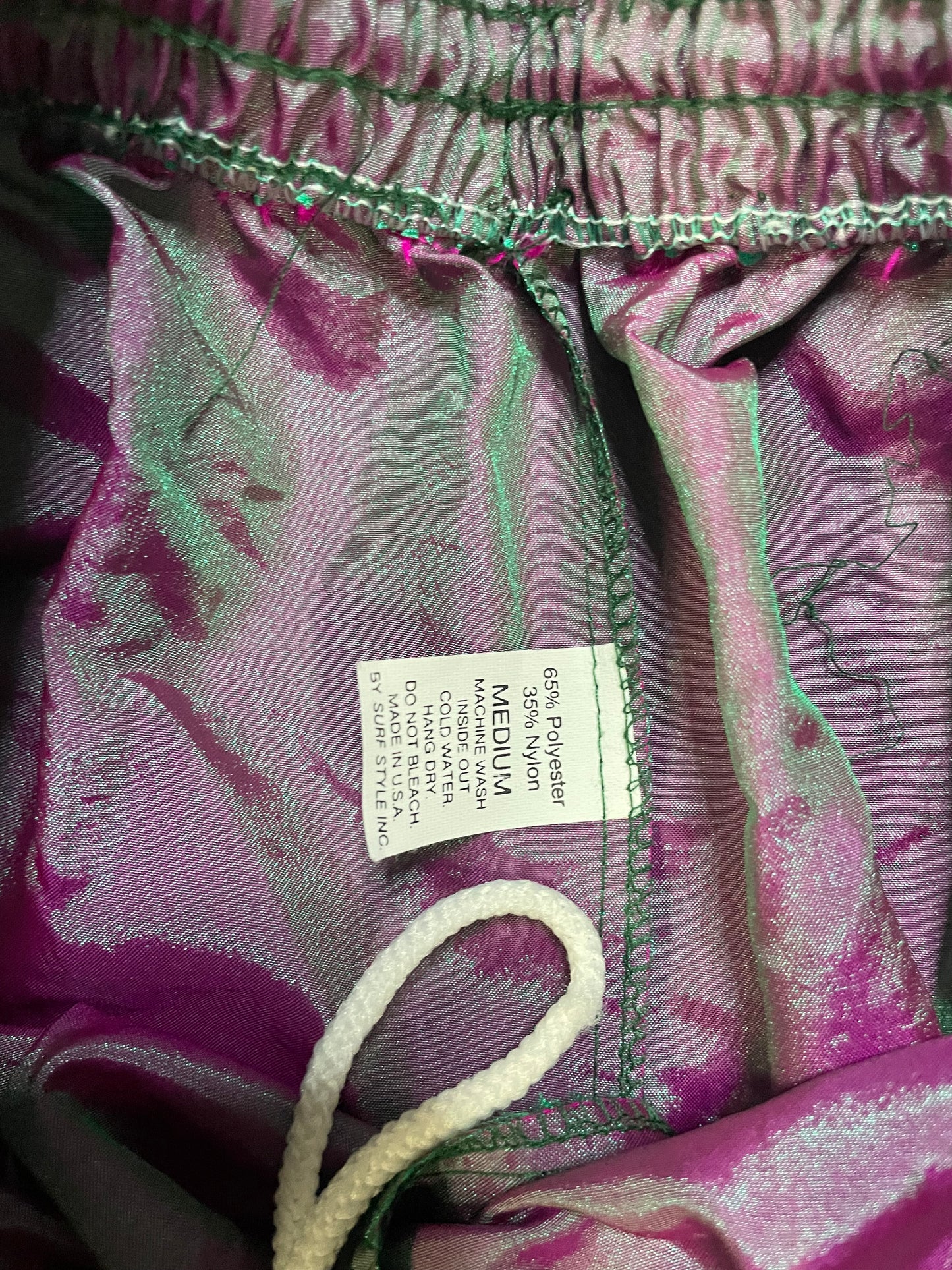 Vintage 1990s Surf Style Steiner iridescent sweatsuit