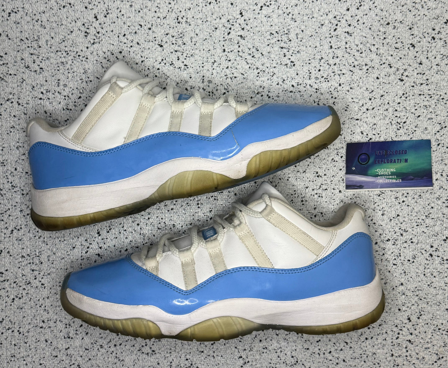 Jordan 11 Low University Blue 10.5 Men /12 Women “Preowned”