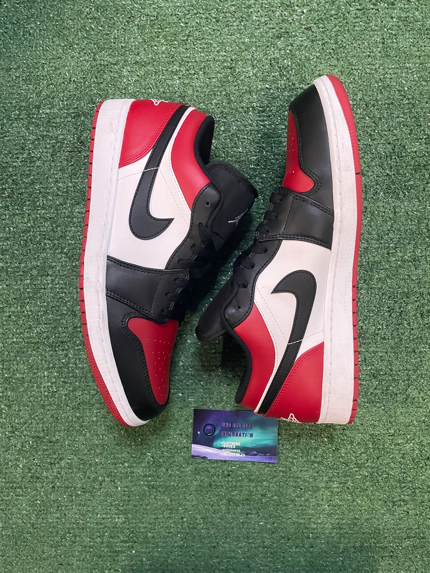 Air Jordan 1 Low bred toe size 12men/13.5women