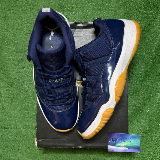 Jordan 11 Low Navy Gum 12 Men/13.5 Women “Preowned”