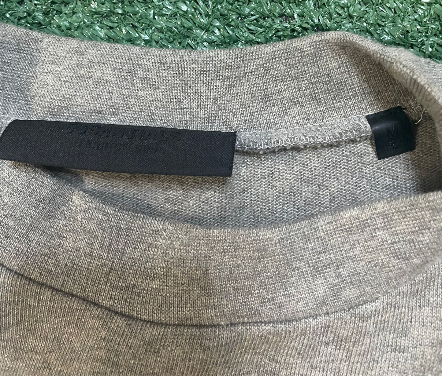 Fear Of God oatmeal Essentials longsleeve