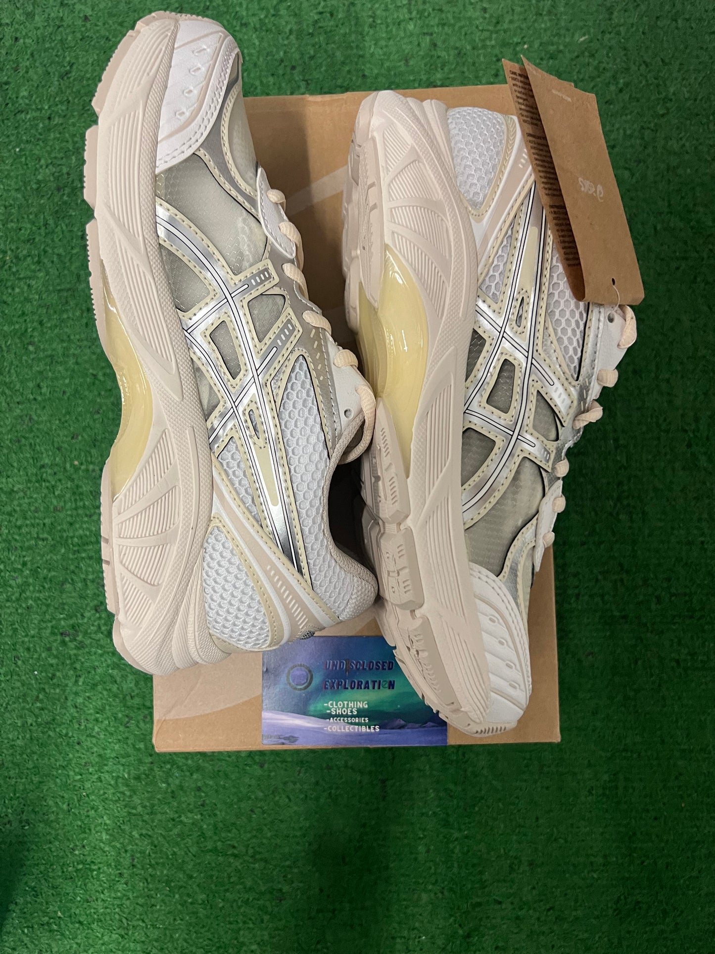 ASICS 2160 X above the clouds white