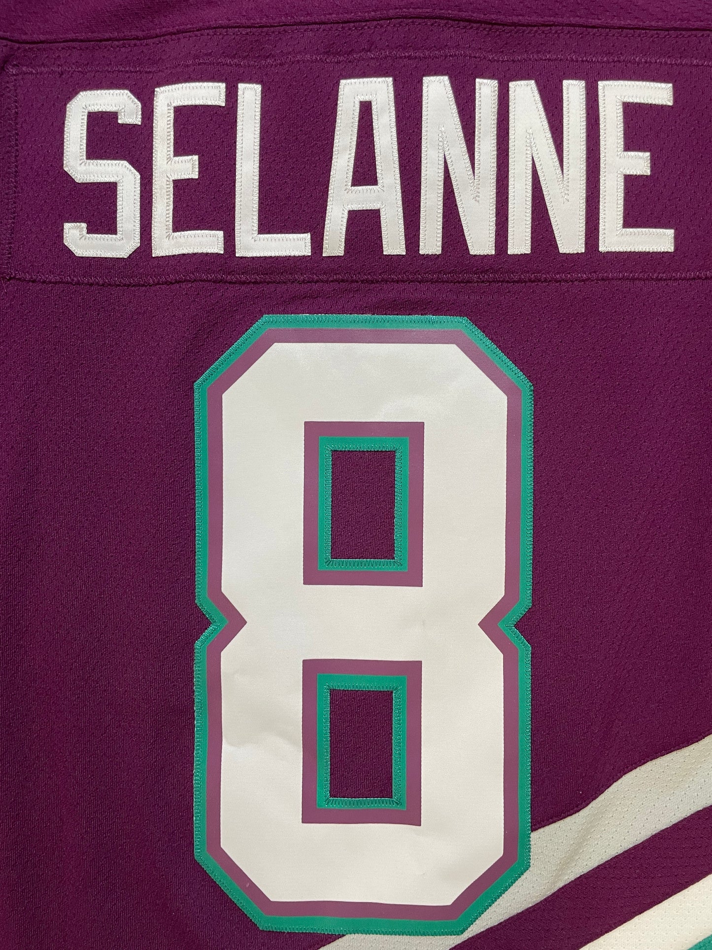 Mitchell & ness Anaheim Mighty Ducks Teemu Selanne #8 hockey jersey