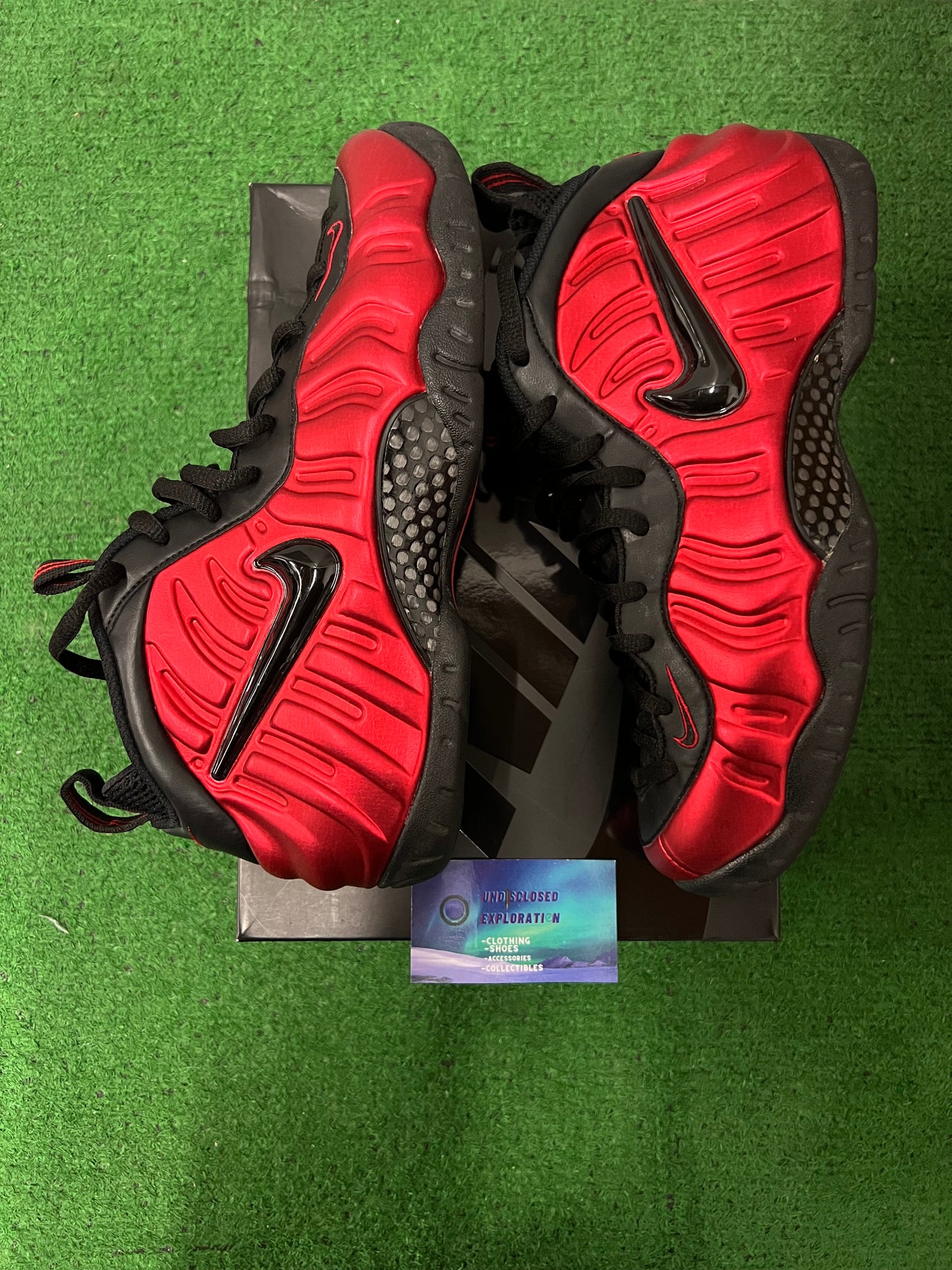 Nike air foamposite pro university red size 10men/11.5women