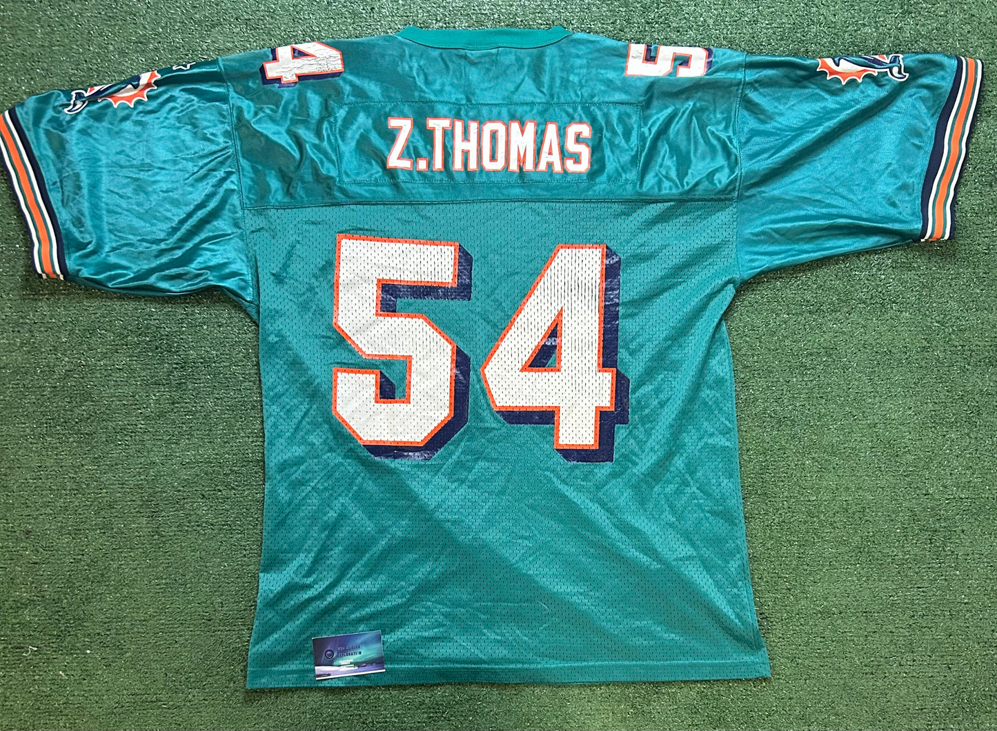 Vintage 1990s Starter Miami dolphins Z.Thomas #54 Jersey