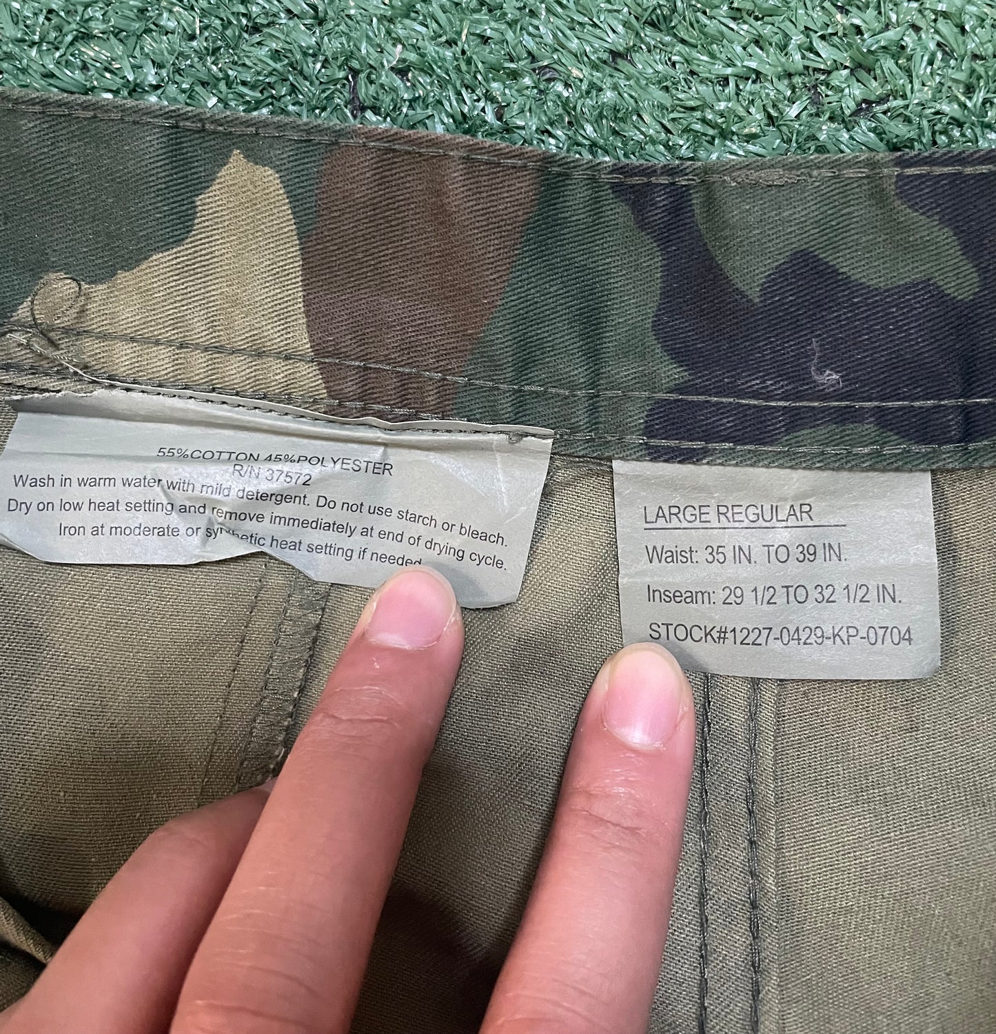 GV Raspberry Hills Camo cargo pants