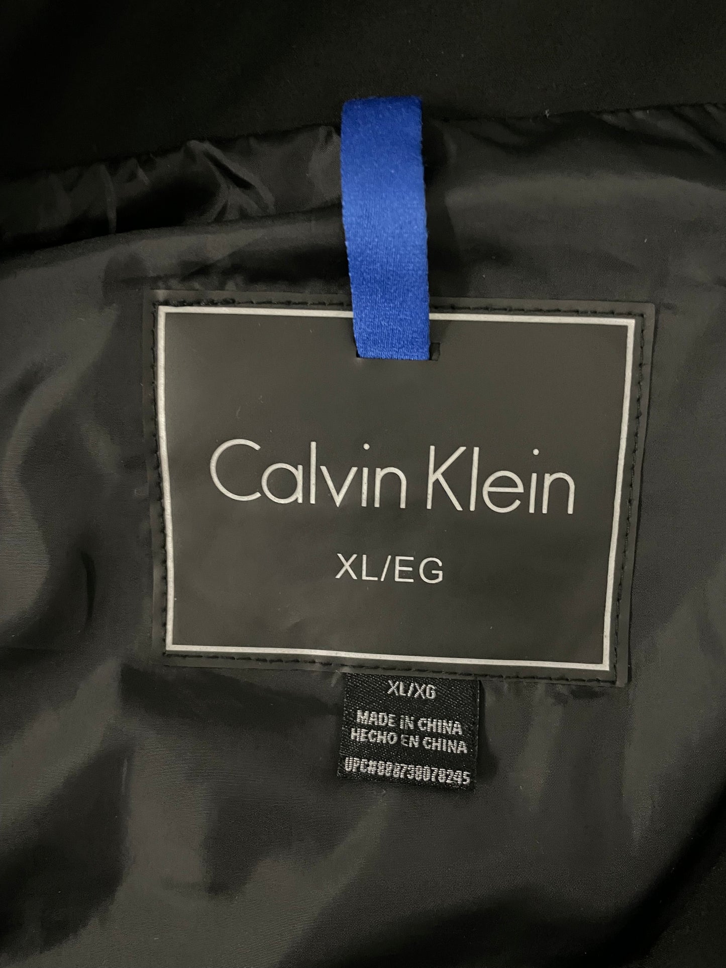 Calvin Klein Black quilted jacket