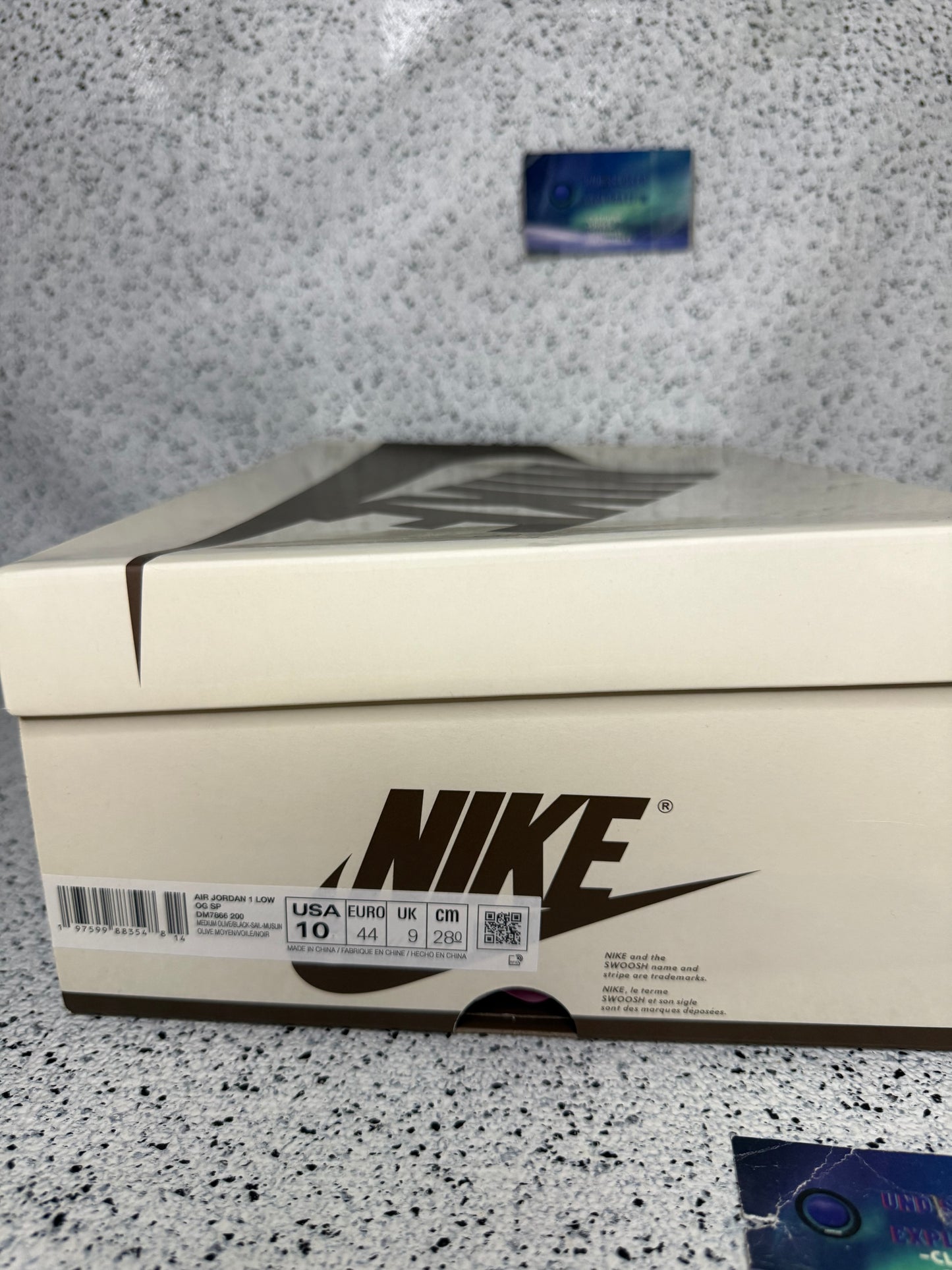 Jordan 1 Low Travis Scott Medium Olive 10 Men “Preowned”