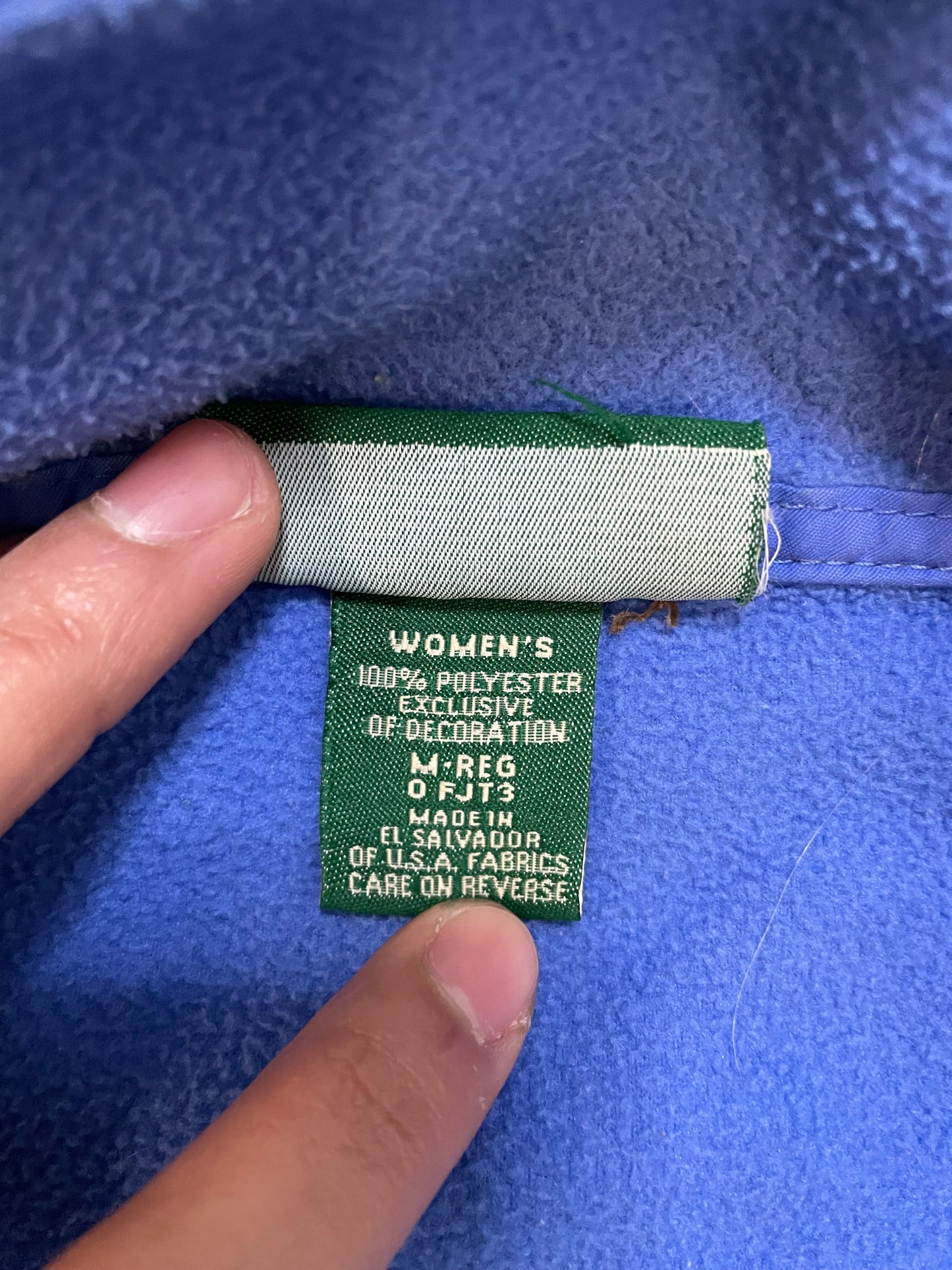 Vintage 1990s L.L Bean blue fleece