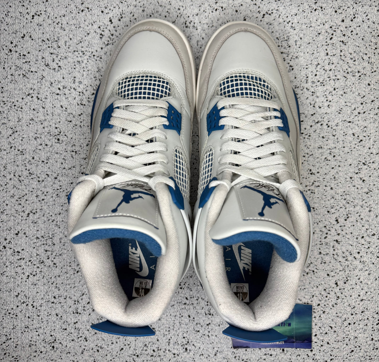 Jordan 4 Military Blue 10 Men/11.5 Women “Preowned”
