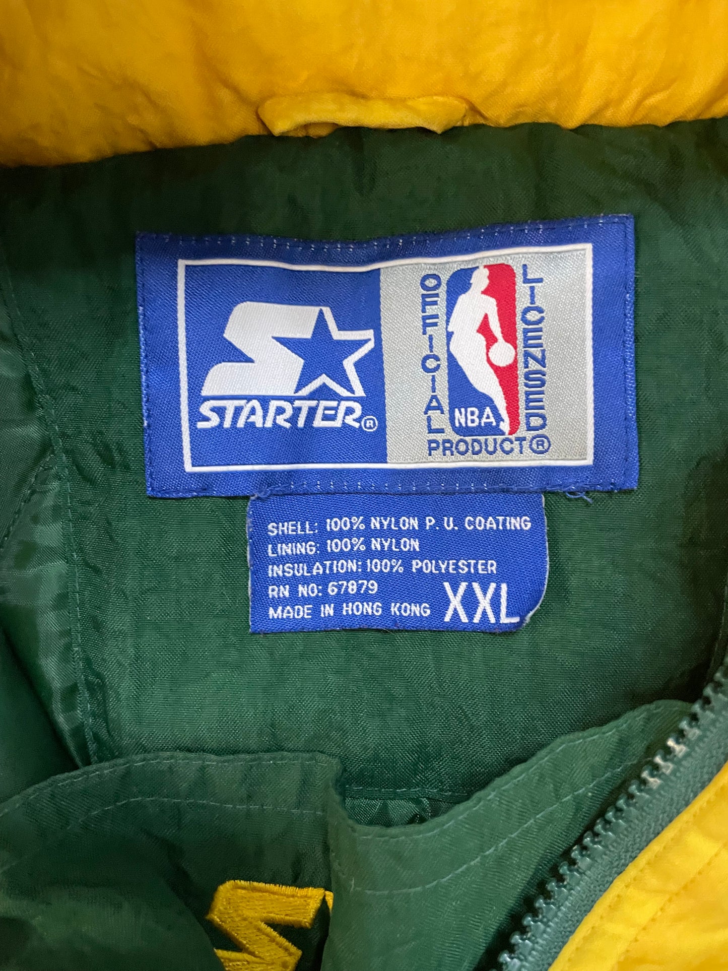 Vintage 1990s Seattle Supersonics starter jacket