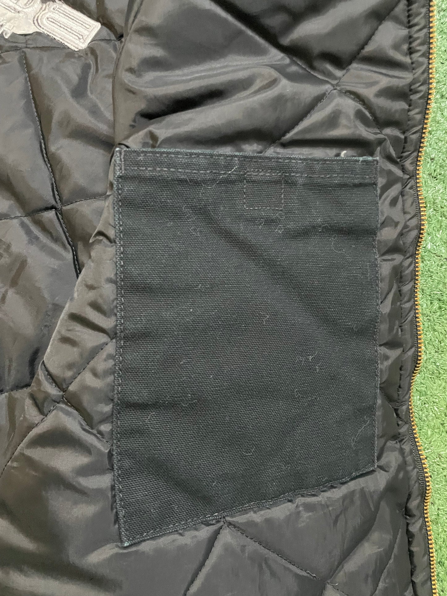 Vintage 2000s Carhartt black embroidered vest