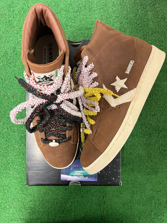 Converse pro leather X barriers worldwide size 11men/12.5women