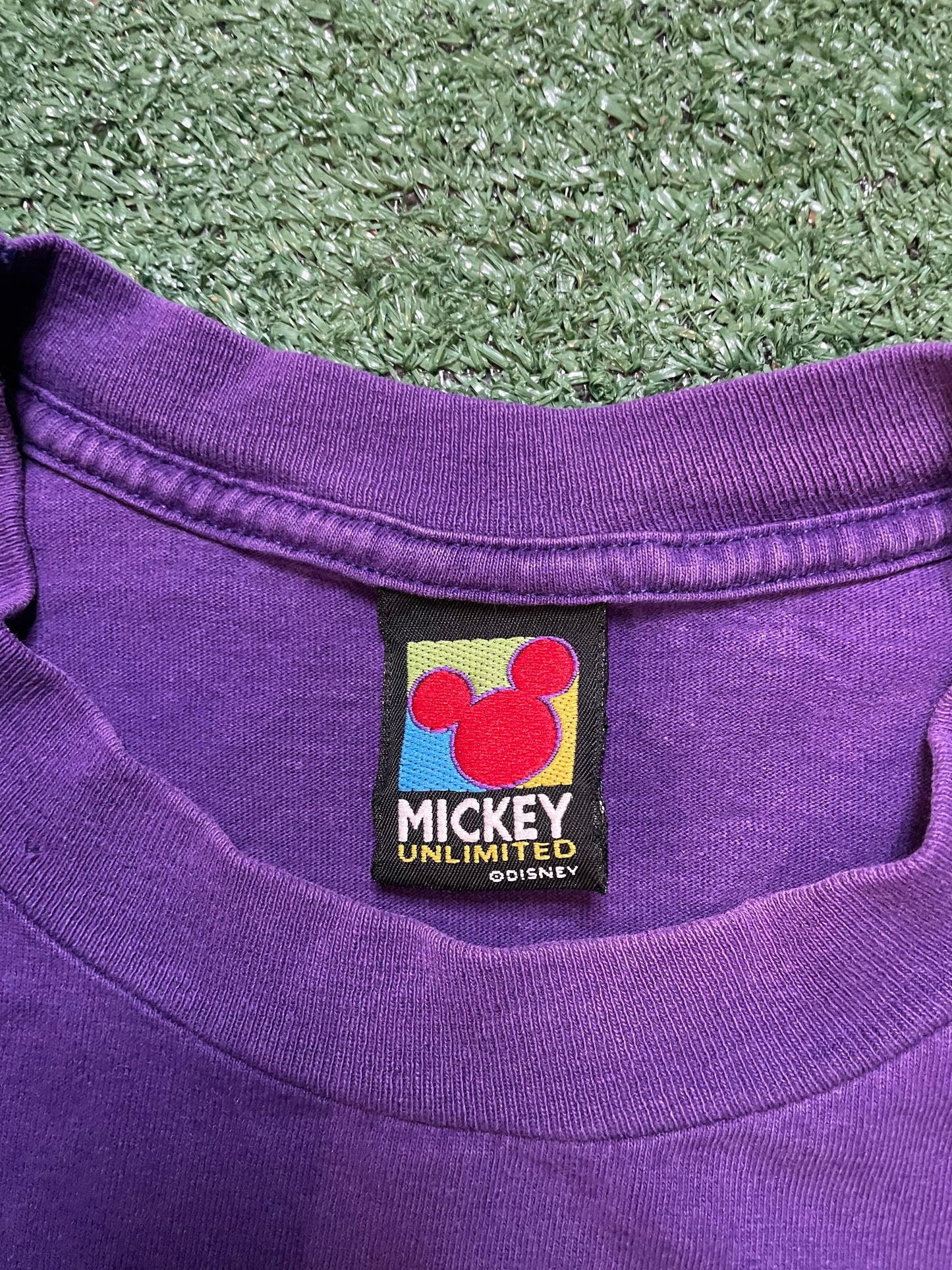 Vintage 1990s Mickey Mouse purple tee