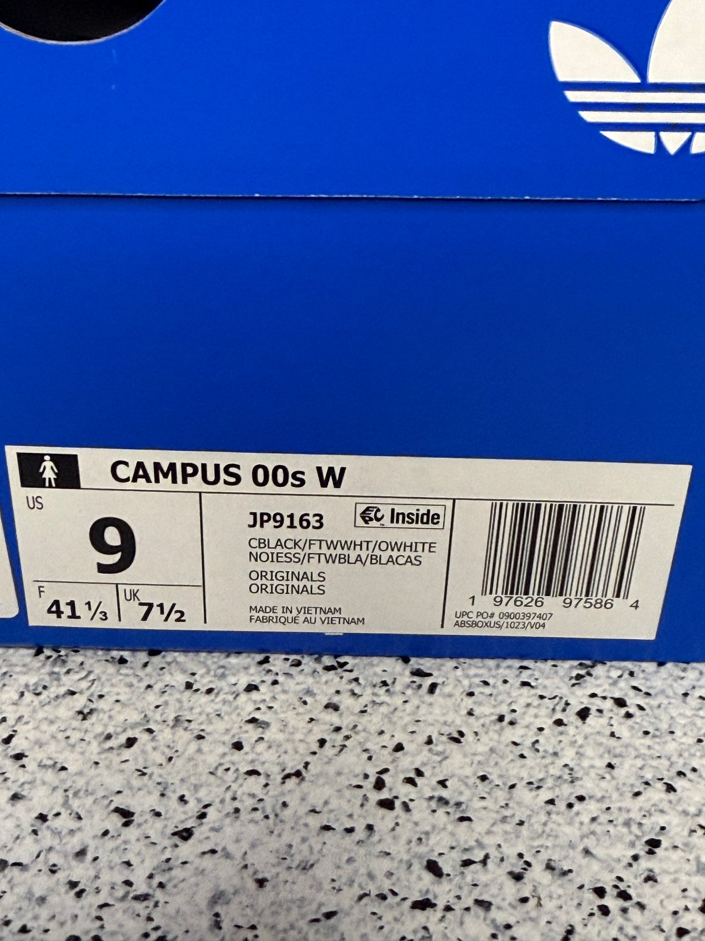 Adidas Campus 00 Black White