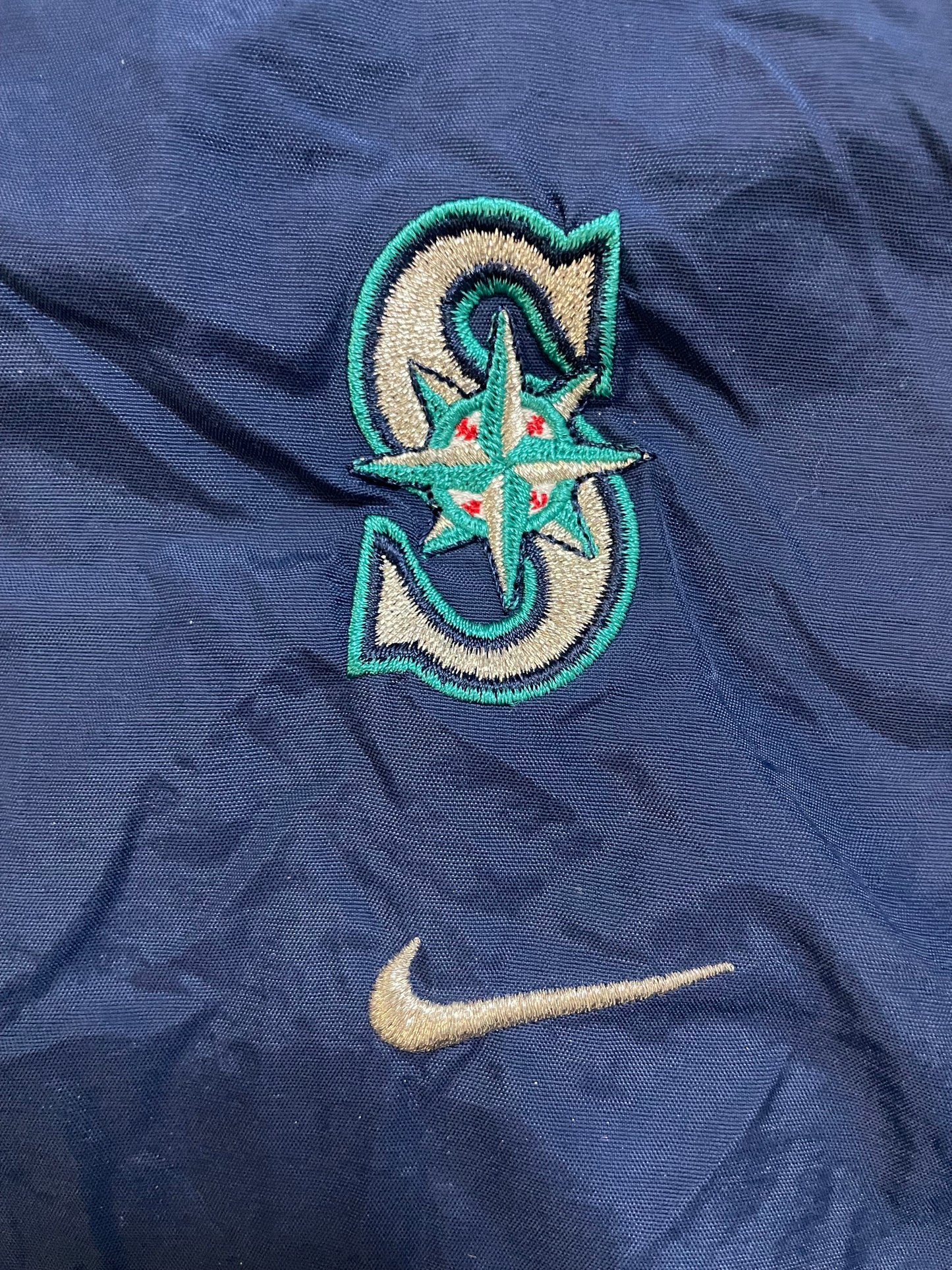 Vintage 1990s Seattle Mariners MLB Nike center swoosh crewneck pullover