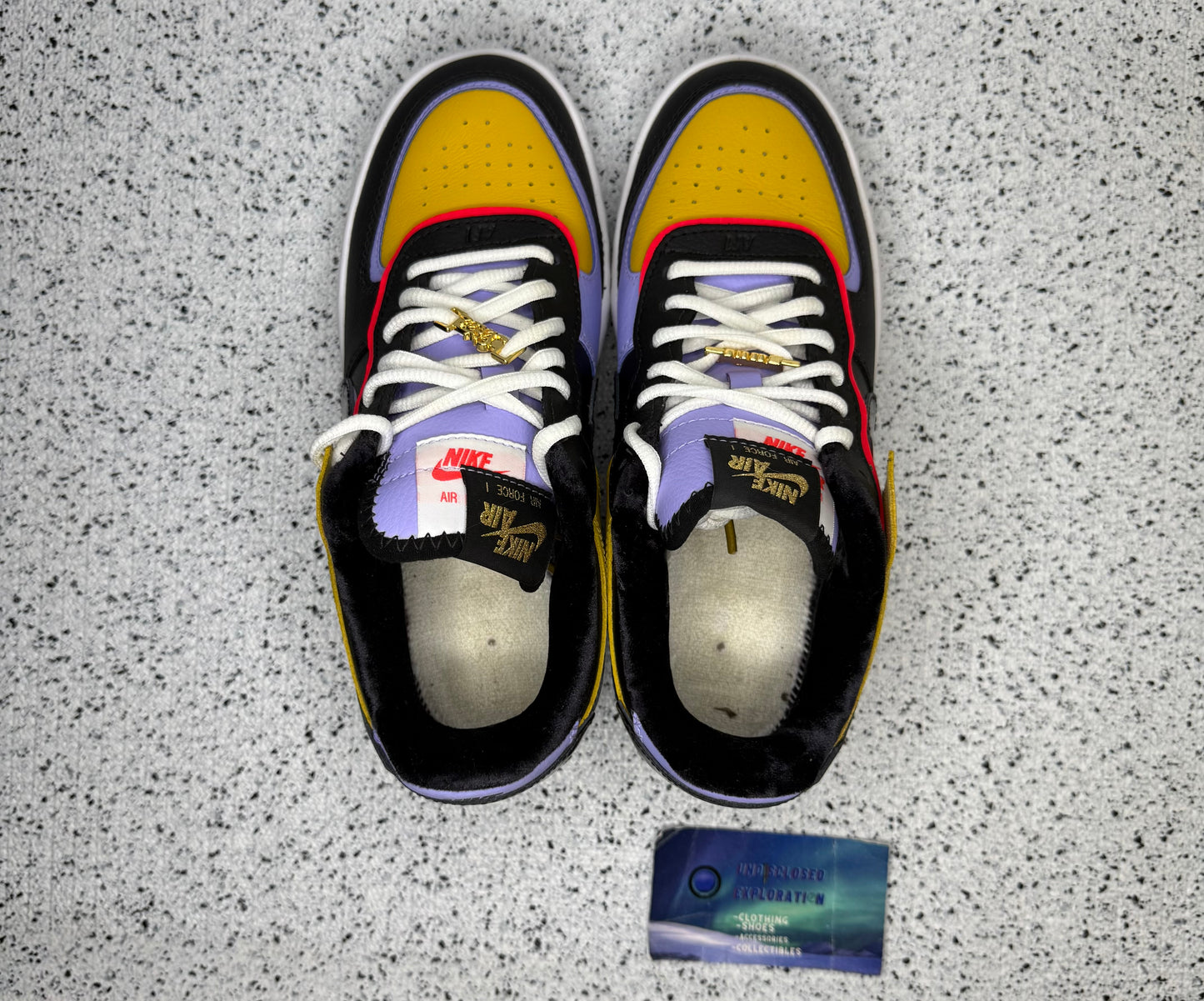 Nike Air Force 1 Dark Sulfur 5.5 Youth/7 Women “Preowned”