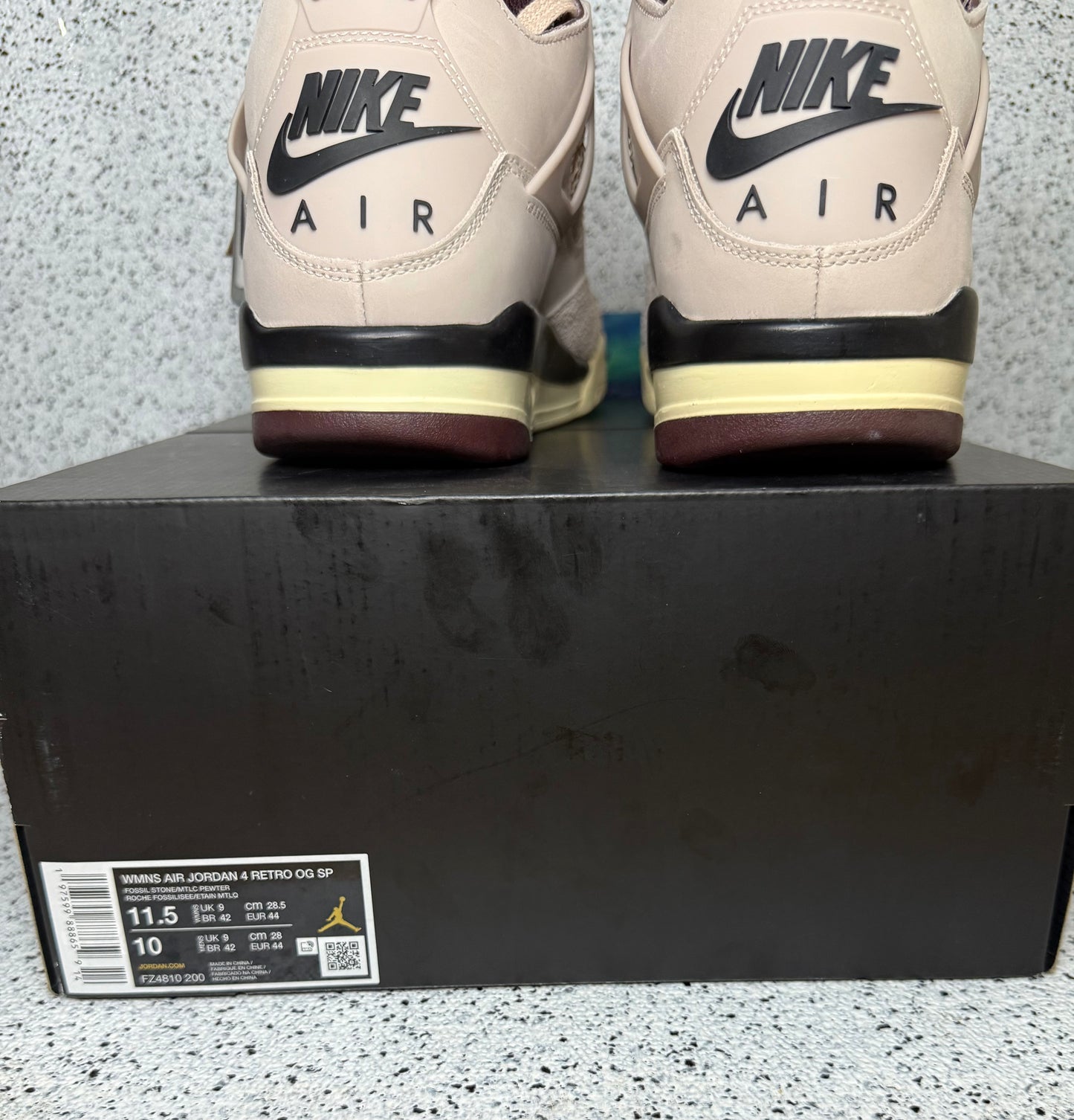 Jordan 4 A Ma Maniere While You Were Sleeping 10 Men/11.5 Women “Preowned”