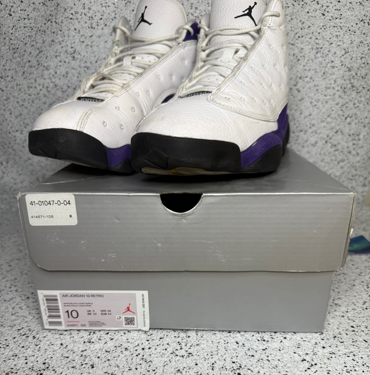Jordan 13 Lakers 10 Men/11.5 Women “Preowned”