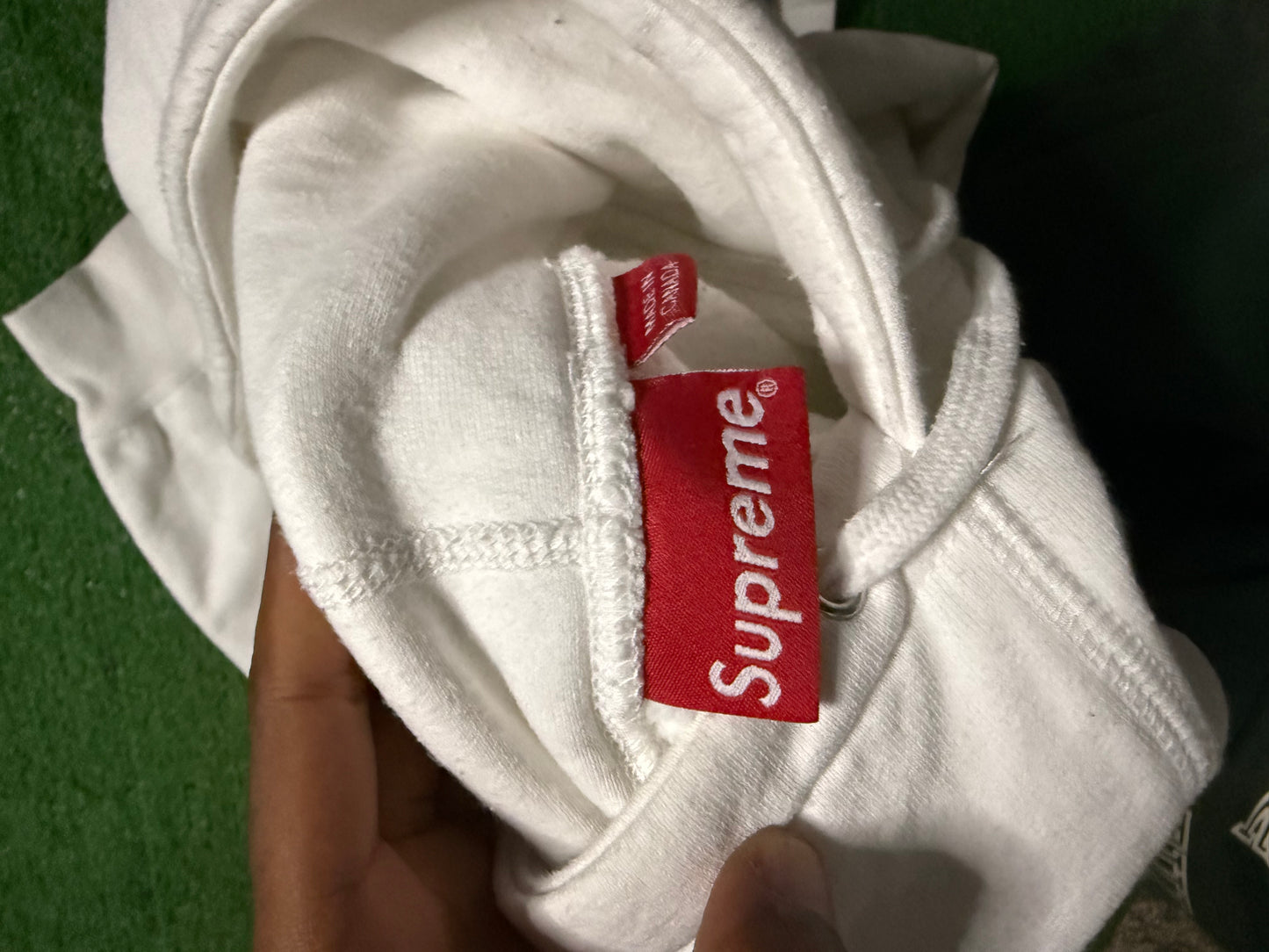 Supreme Small Box Hoodie White