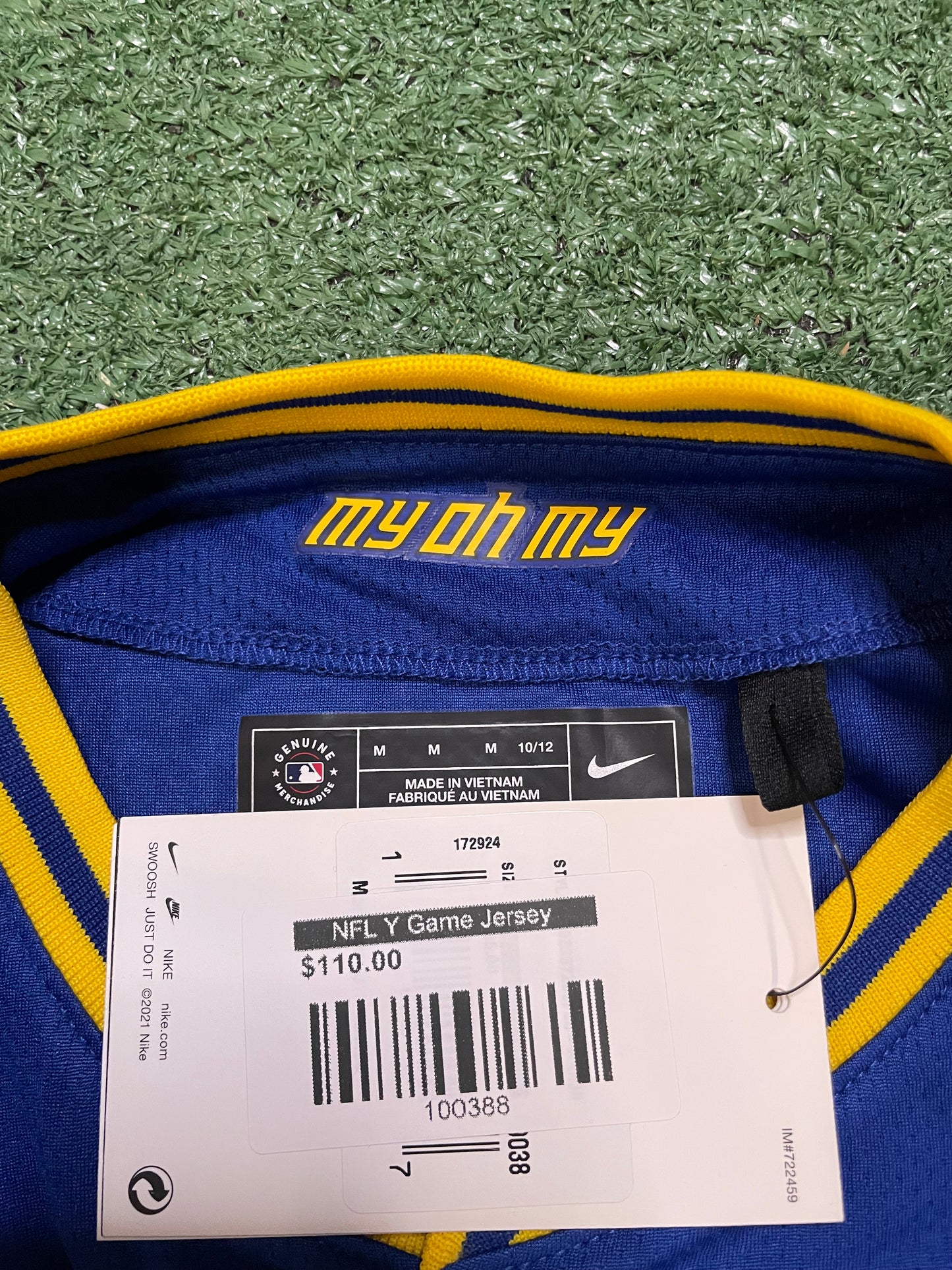 Nike Seattle Mariners City Connect Julio Rodriguez #44 youth baseball jersey