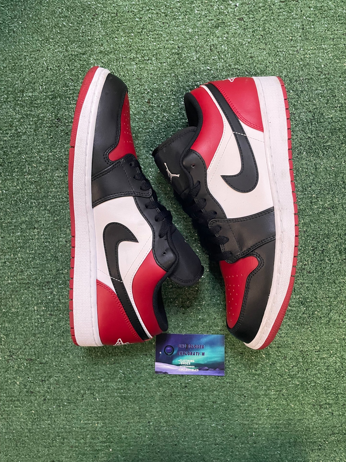 Air Jordan 1 Low bred toe size 12men/13.5women