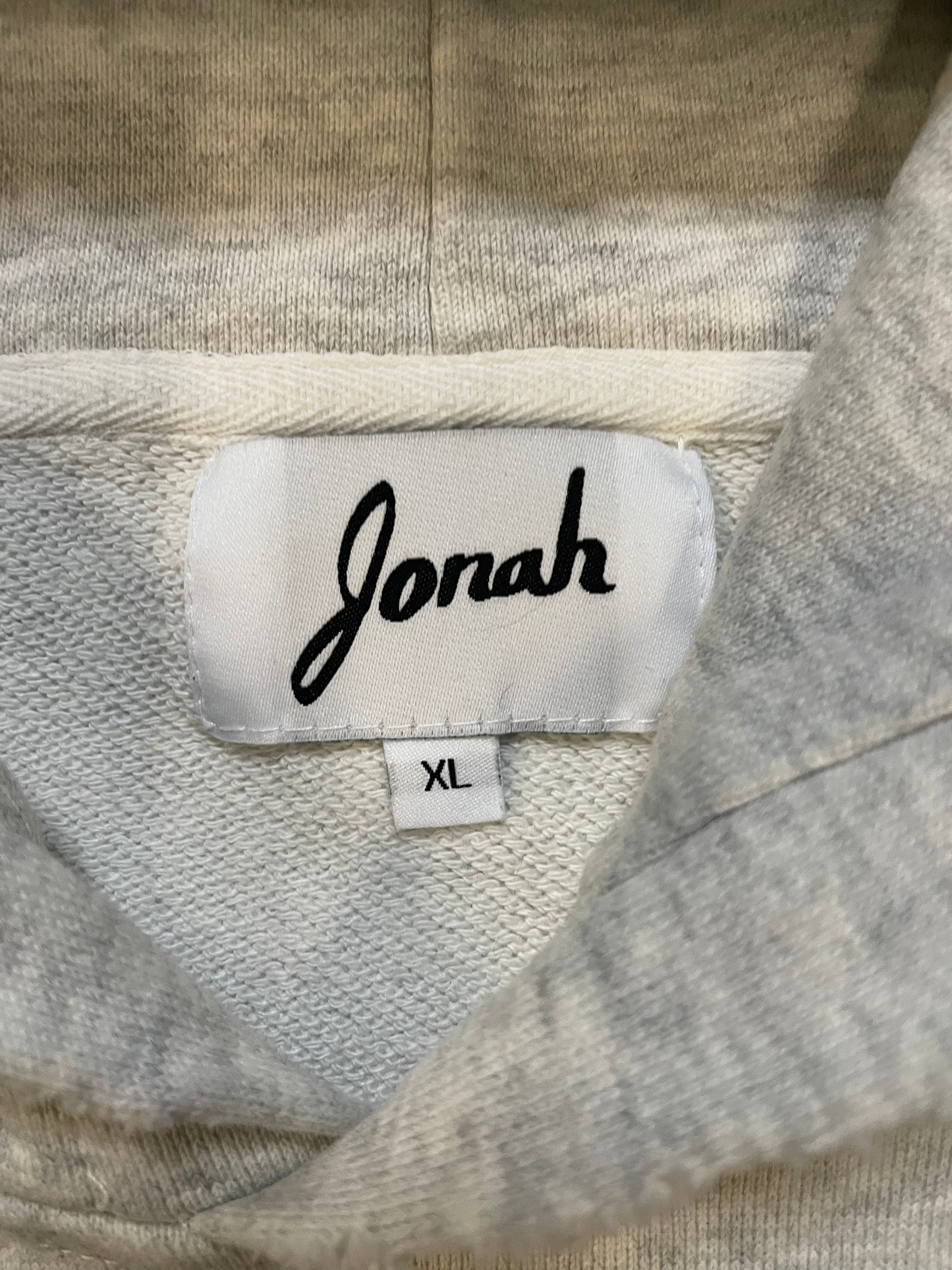 Jonah Athletics stay the course grey and white hoodie