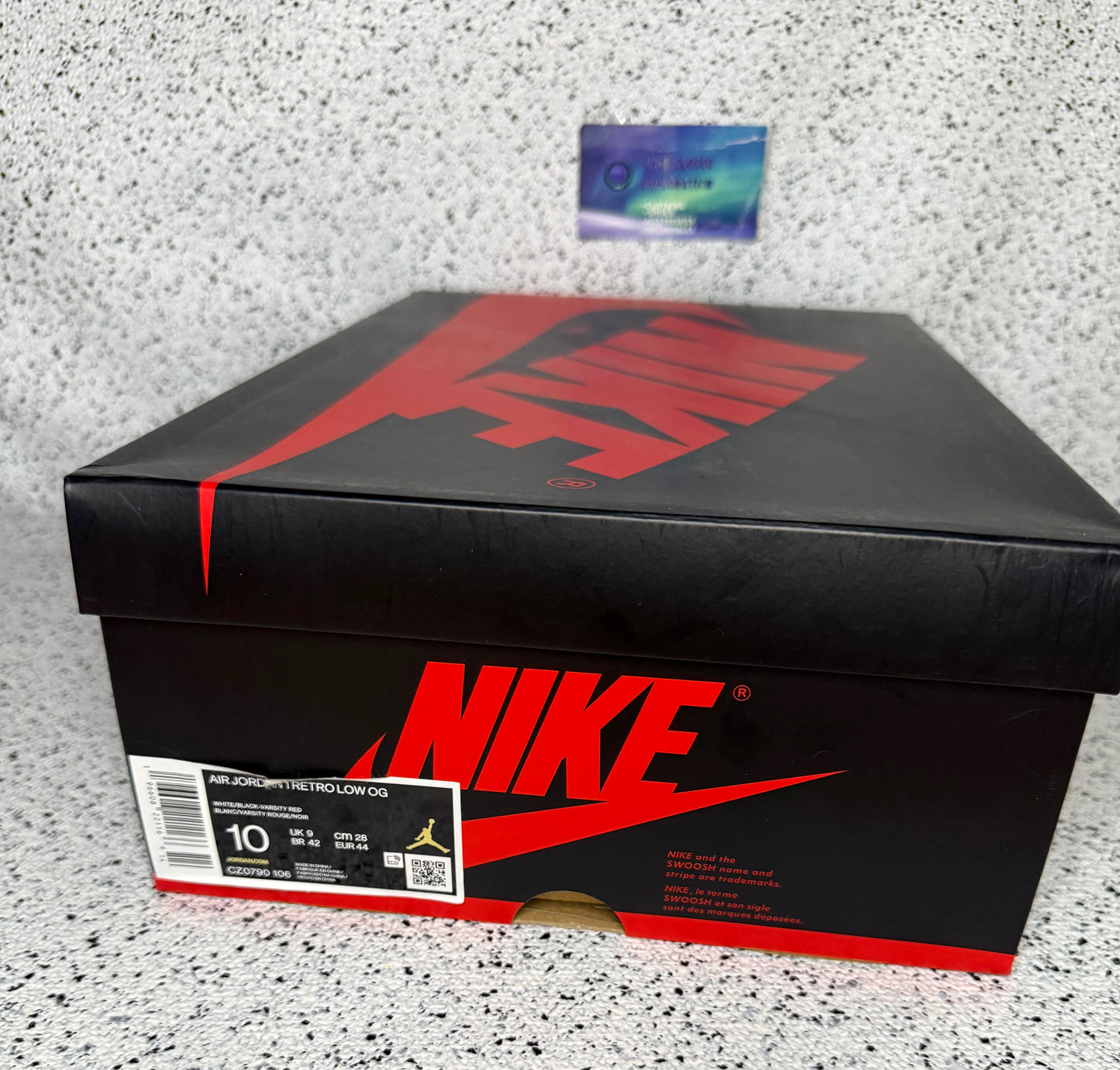 Jordan 1 Low Black Toe