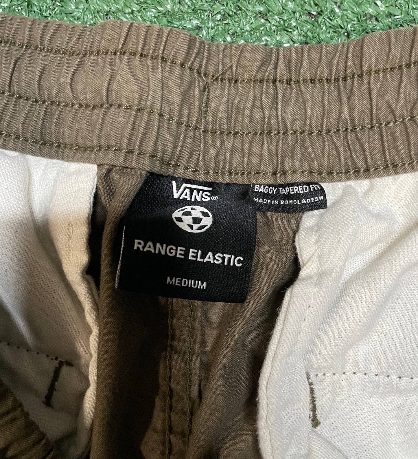 Vans beige straight leg pants