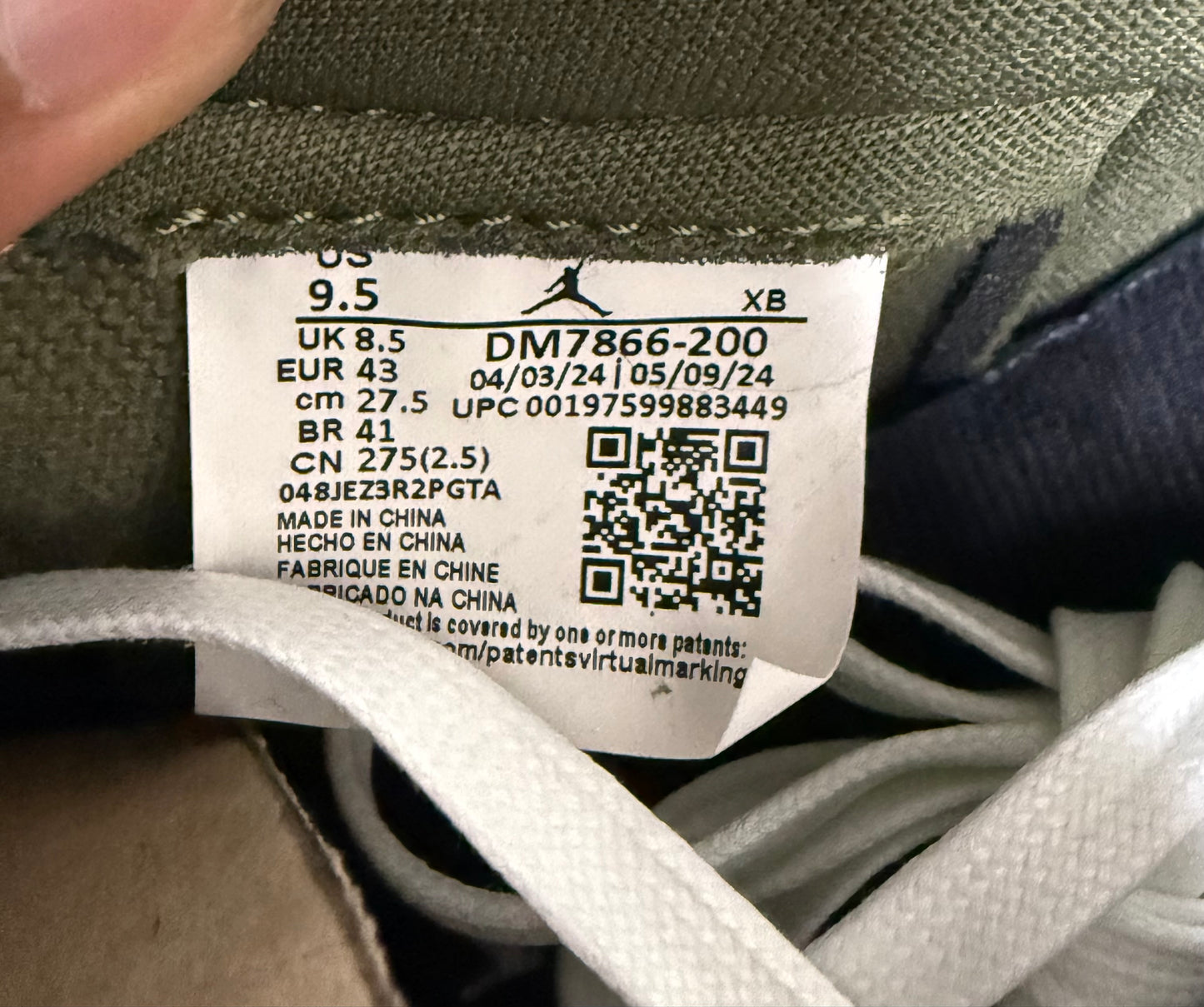 Jordan 1 Low Travis Scott Medium Olive