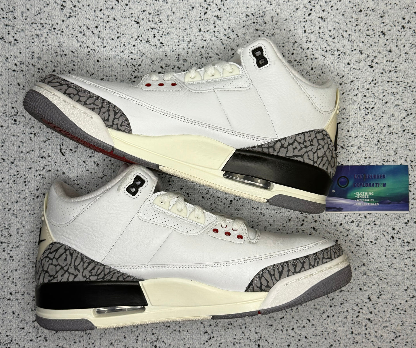Jordan 3 White Cement 10 Men/11.5 Women “Preowned”