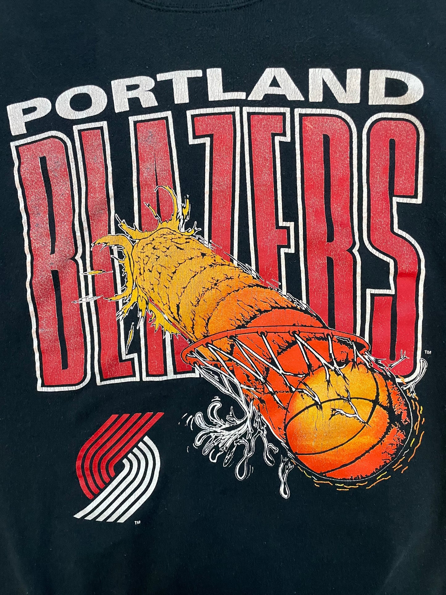 Vintage 1990s Portland trailblazers basketball crewneck