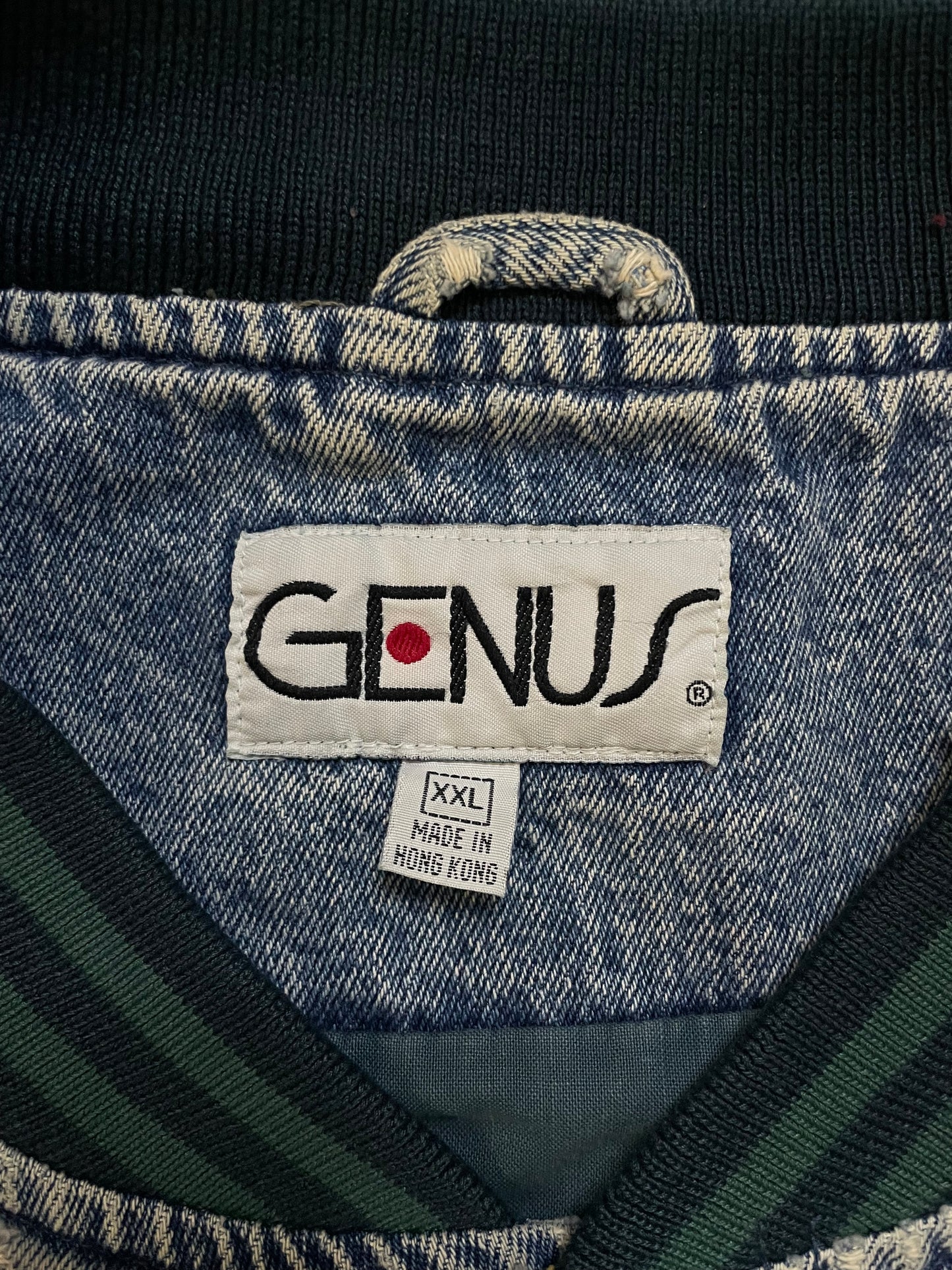 Vintage 1990s Marvin the Martian denim varsity jacket