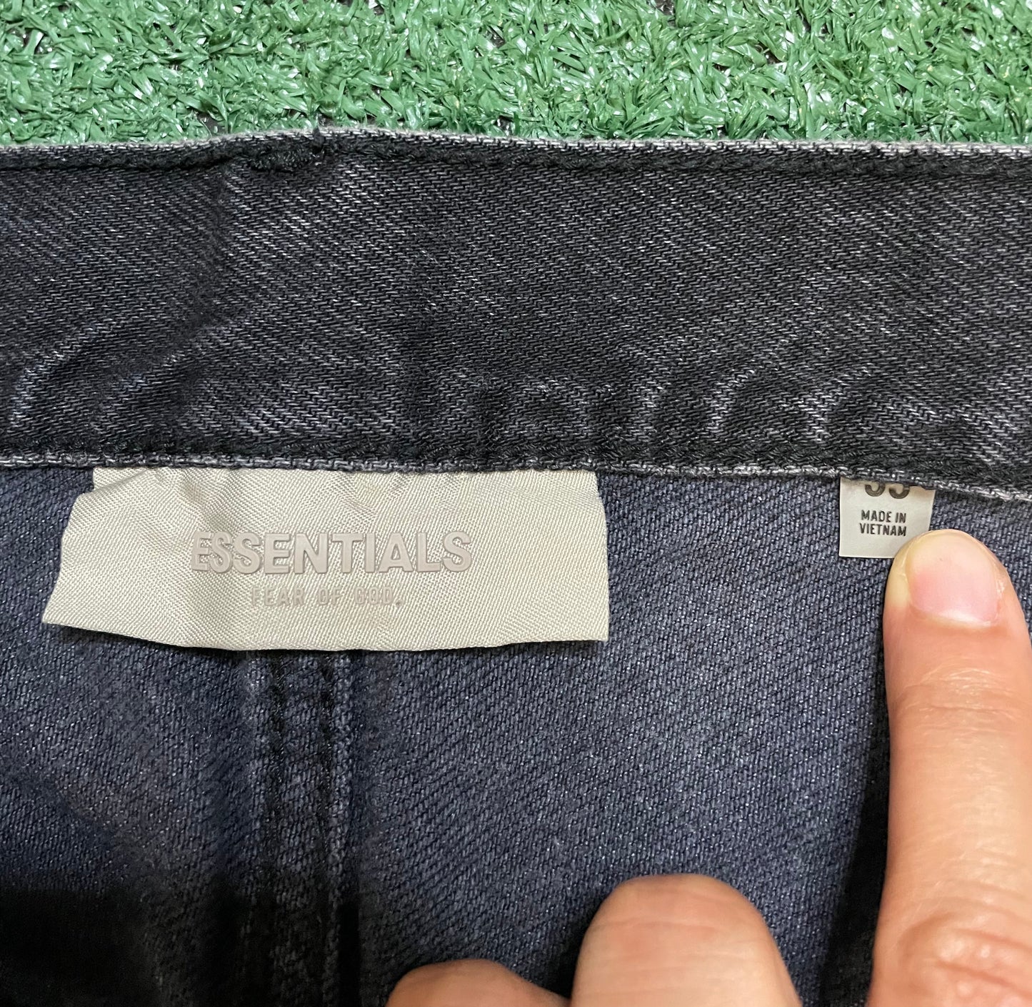 Fear of God essentials black jeans