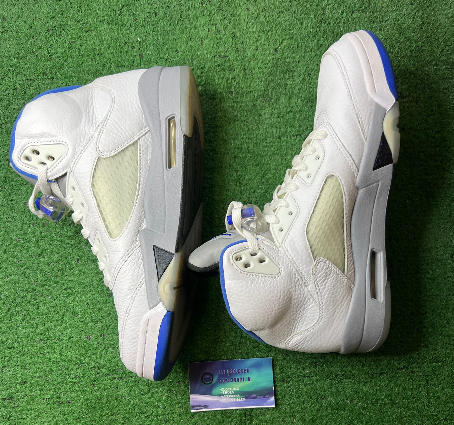 Jordan 5 stealth 2.0 size 9men/10.5women