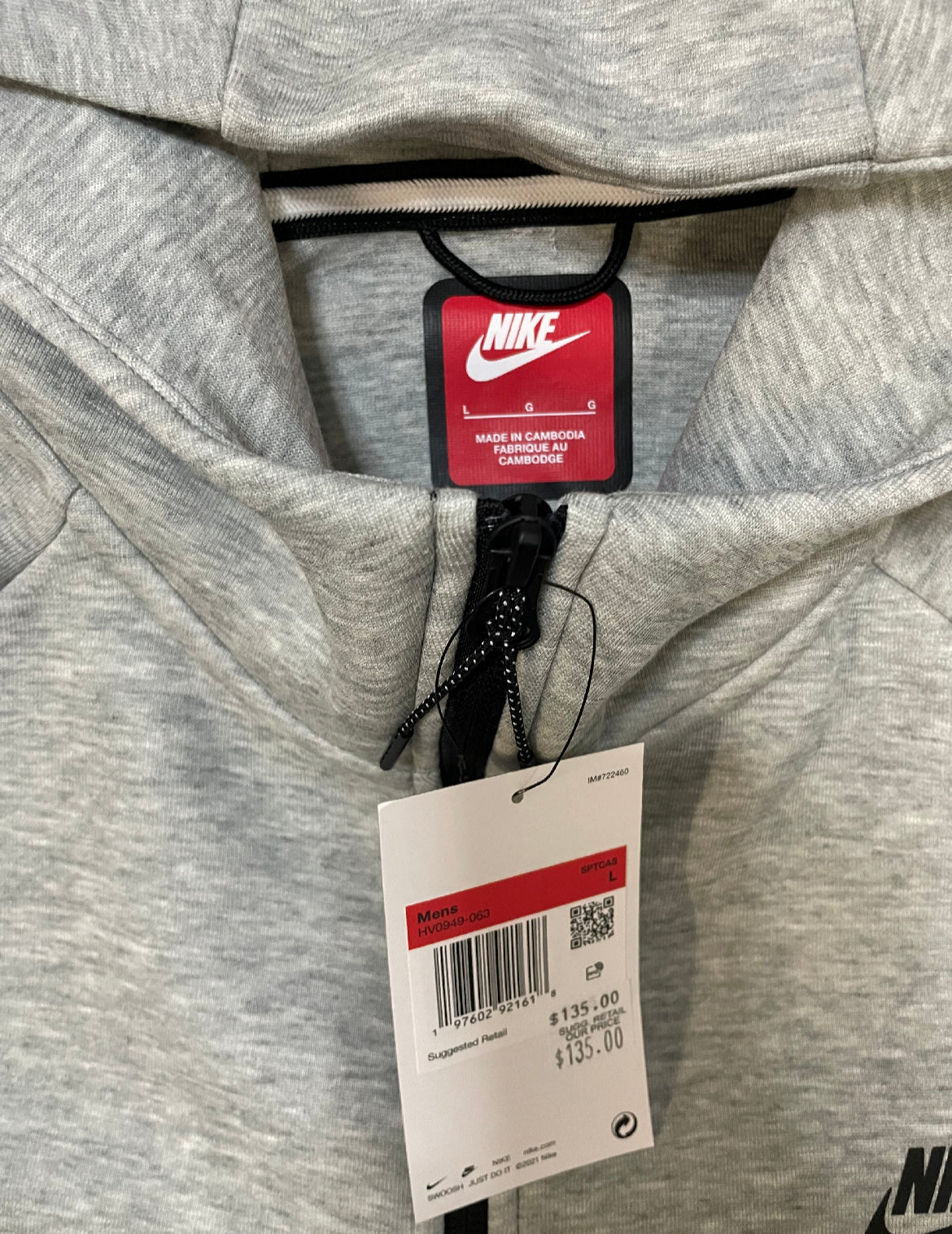 Nike tech fleece grey sweatsuit