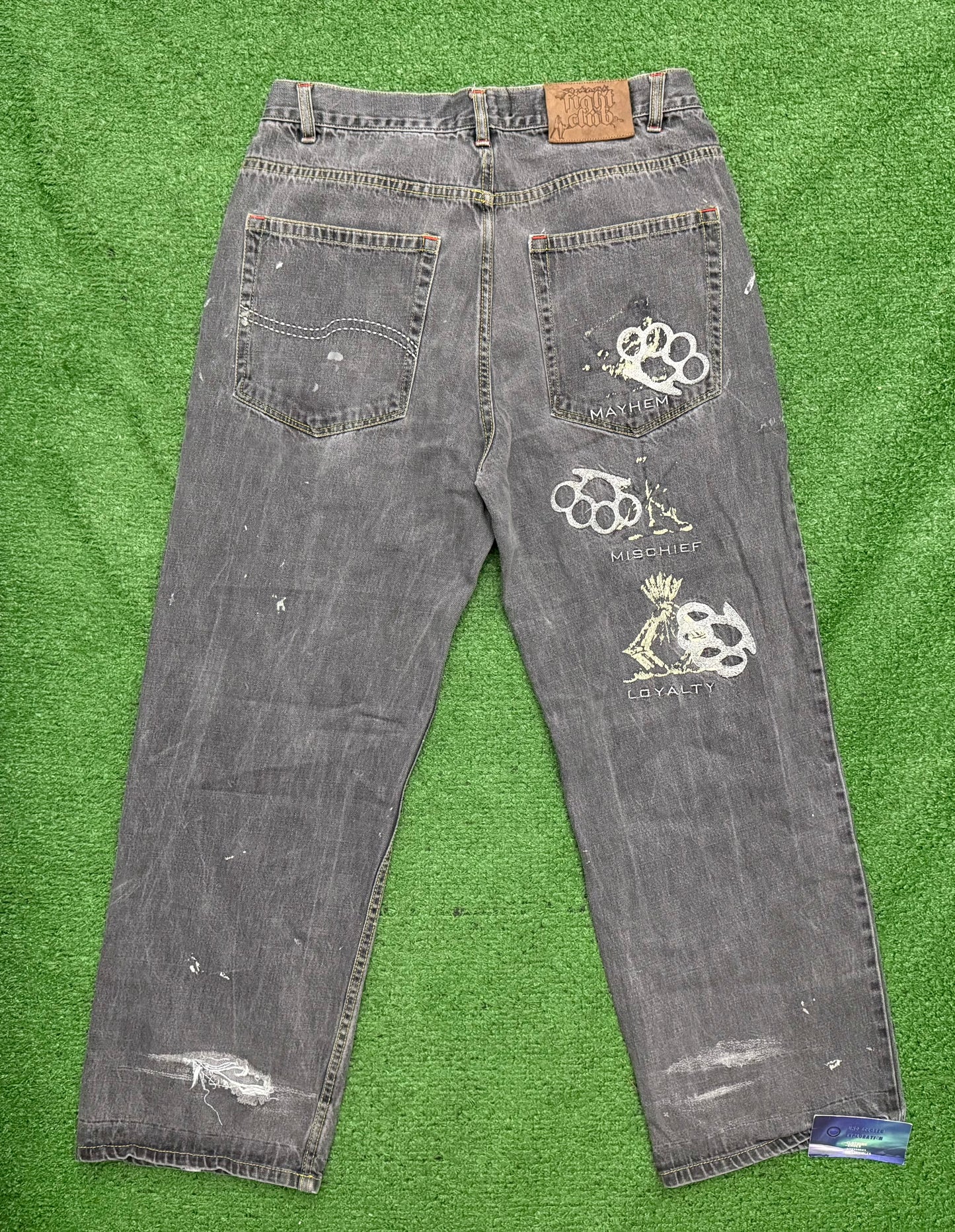 Vintage Y2K Crooked Ink Jeans