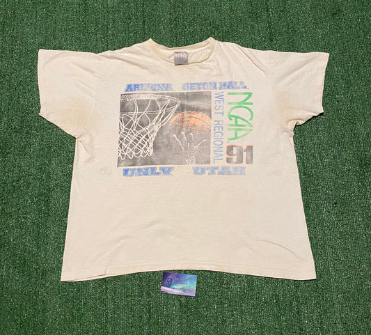 Vintage 1991 NCAA West Regional Tournament Shirt