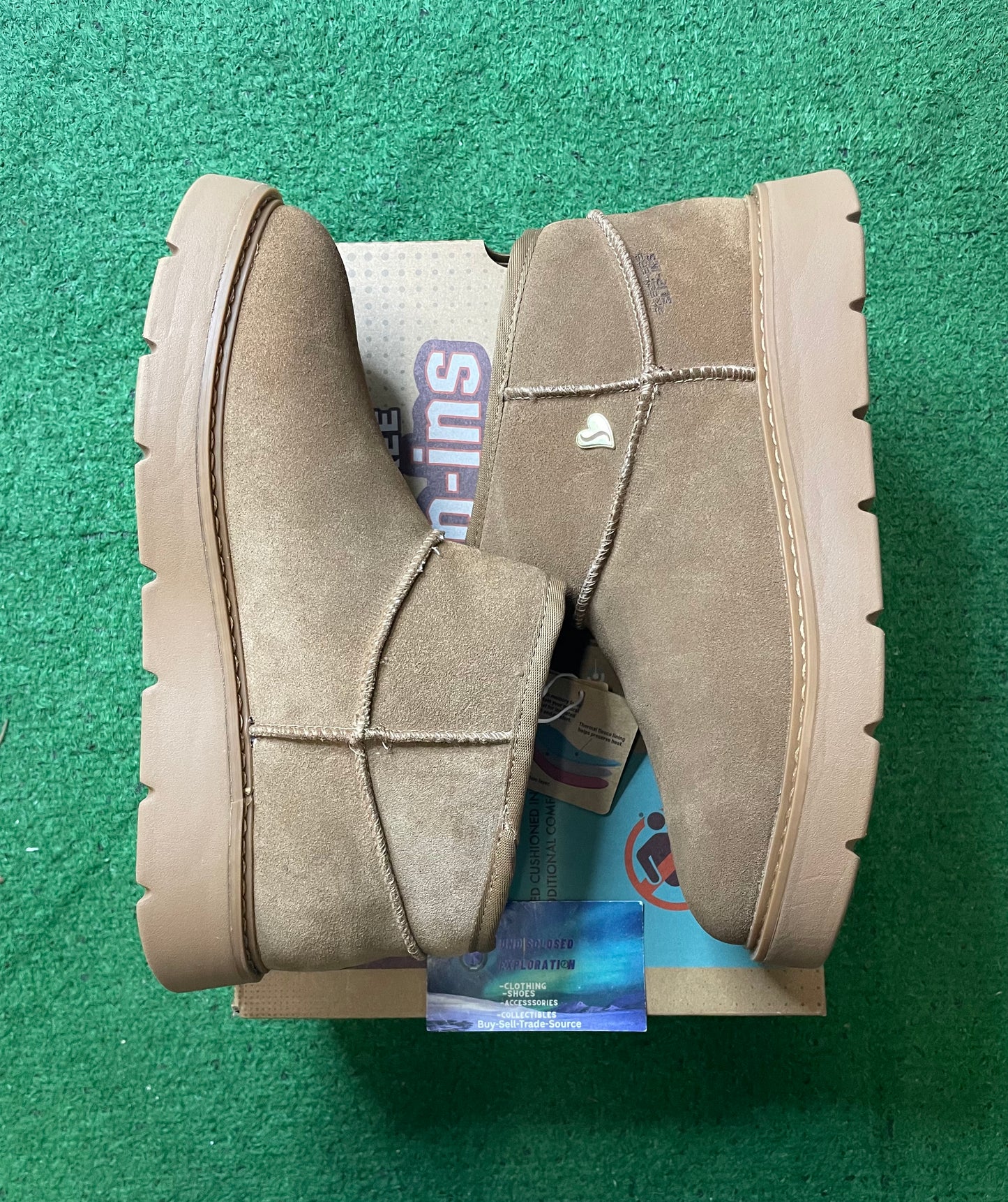 Skechers slip ins keepsake cozy mini chestnut