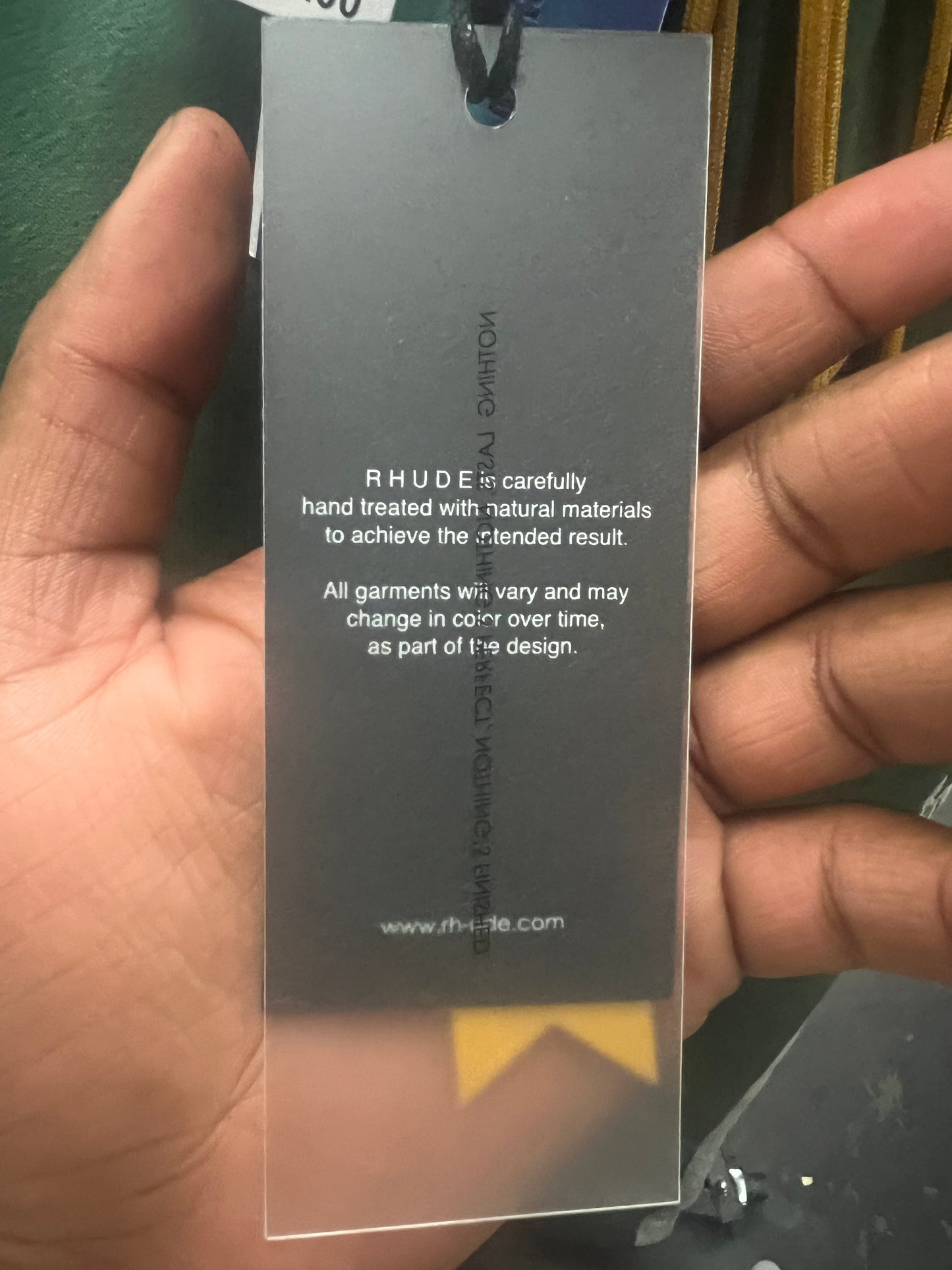Rhude Monaco hunter green pants